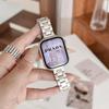 Совместимый ремешок Apple из нержавеющей стали для S11/S10/iWatch 9 - Стиль «Бамбуковый сустав»