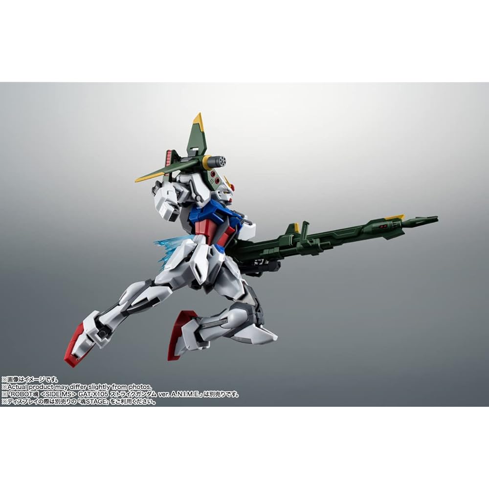 TAMASHII NATIONS Robot Spirits AQM/E-X03 Сет с запускателем Striker и деталями эффектов 130 мм Покрашенная экшн-фигурка ABS ПВХ