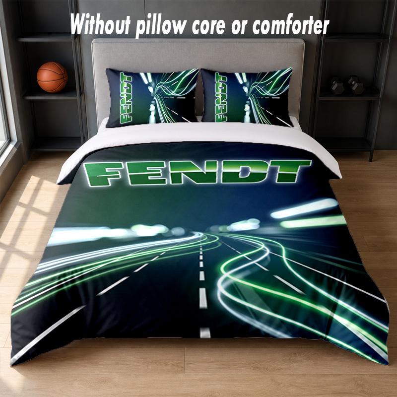 Fendt Design Bed Bedding Set 1 Duvet Cover + 2 Pillowcases Soft Breathable Household Bed Linens