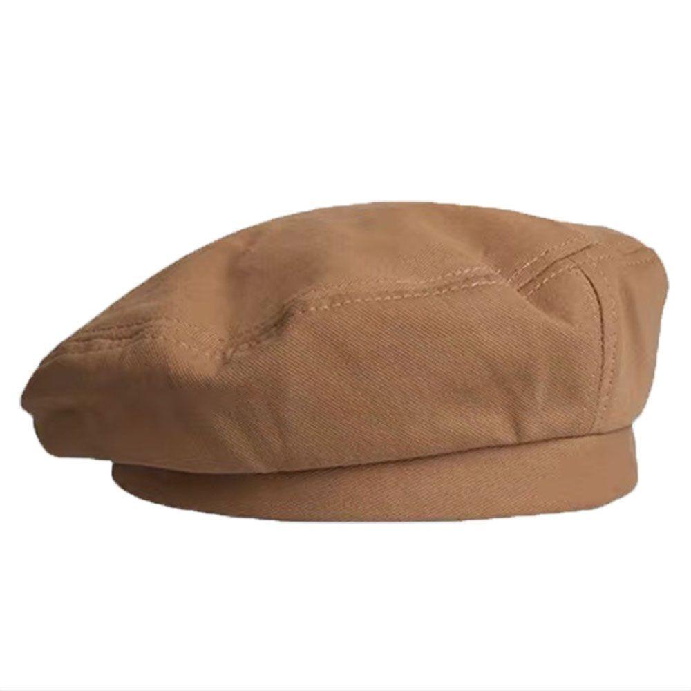 Elegant Women Girls Classic French Style Beanie Beret Hat Solid Color Cap Artist Painter Hat