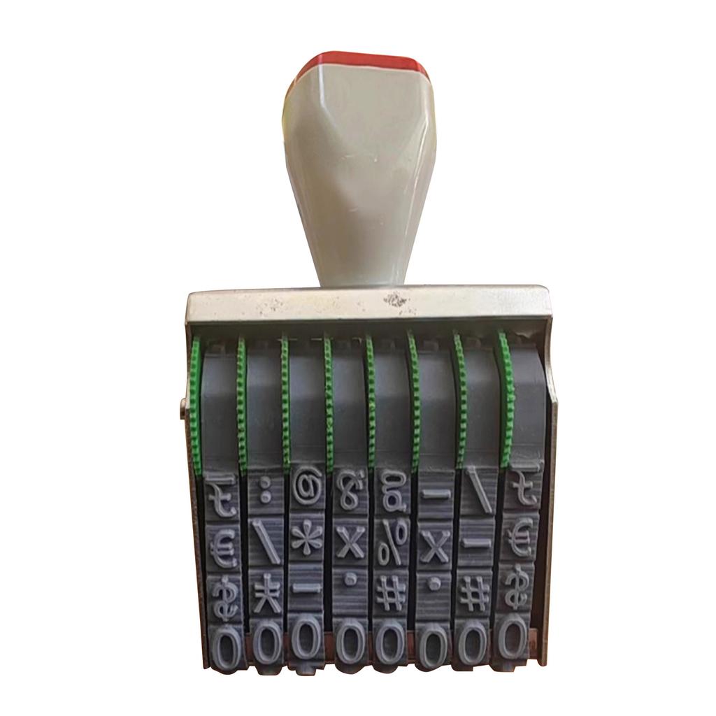 0-9 Number Stamp Adjustable Office Stamps Plastic Number Stamp Roller Stamp Changeable Date Stamp Business Stamp