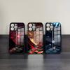 Чехол для телефона Аниме Jujutsu Kaisen Для 17 Pro Max IPhone 16 Pro 14 12 11 13 Mini X XR XS 15 Plus SE Стеклянная крышка