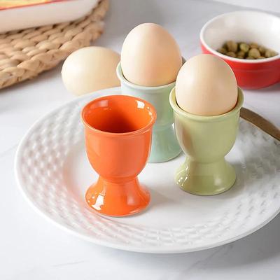 Керамические подставки для яиц Macaron Color Creative Сервировочные чашки Ins Style Egg Holder Cup Breakfast Bankette Eggs Base Kitchen Gadgets