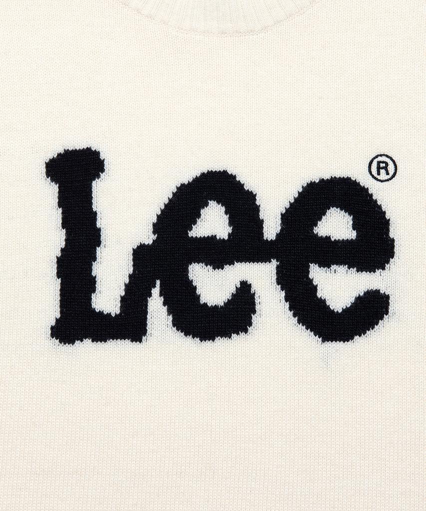 LEE Big Twitch Logo Knit Ivory