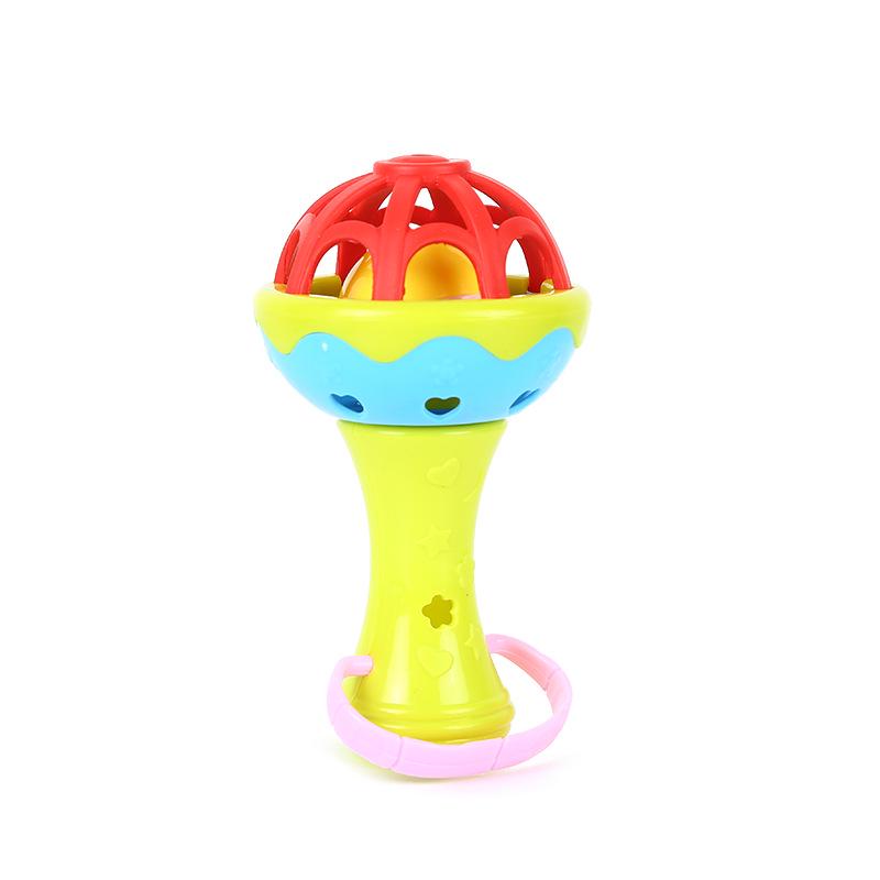 Мягкая погремушка для прорезывания зубов: Детский мяч-гантель Baby Grip & Roll для ползания и обучения (0-1 год)