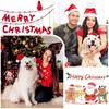 1-20PCS Christmas Pet Hat Small Dog Santa Costume Cosplay Outfit Festive Pet Clothes New Year Holiday Party Decoration Supplies