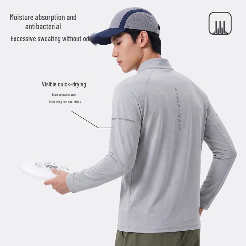 Baleno Men's UPF50+ Anti-Bacterial Quick-Dry Long Sleeve T-Shirt