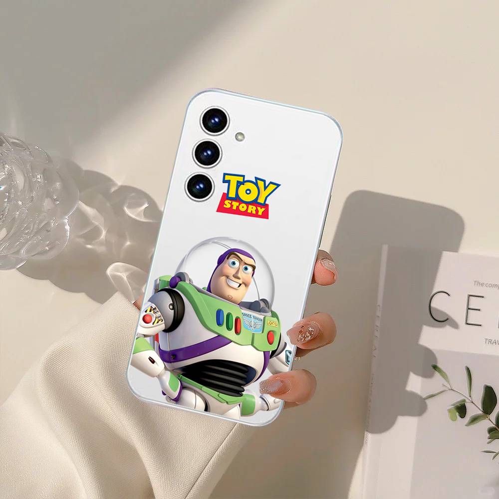 Чехол для телефона B-Buzz Lightyear для Samsung Galaxy S21 S22 S23 S24 S25ULTRA FE Ultra Plus5G A52S Прозрачный чехол