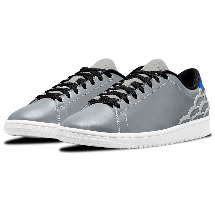 Светоотражающие кроссовки унисекс Air Jordan 1 Center Court Серый металлик-серебристый белый DO7762-004