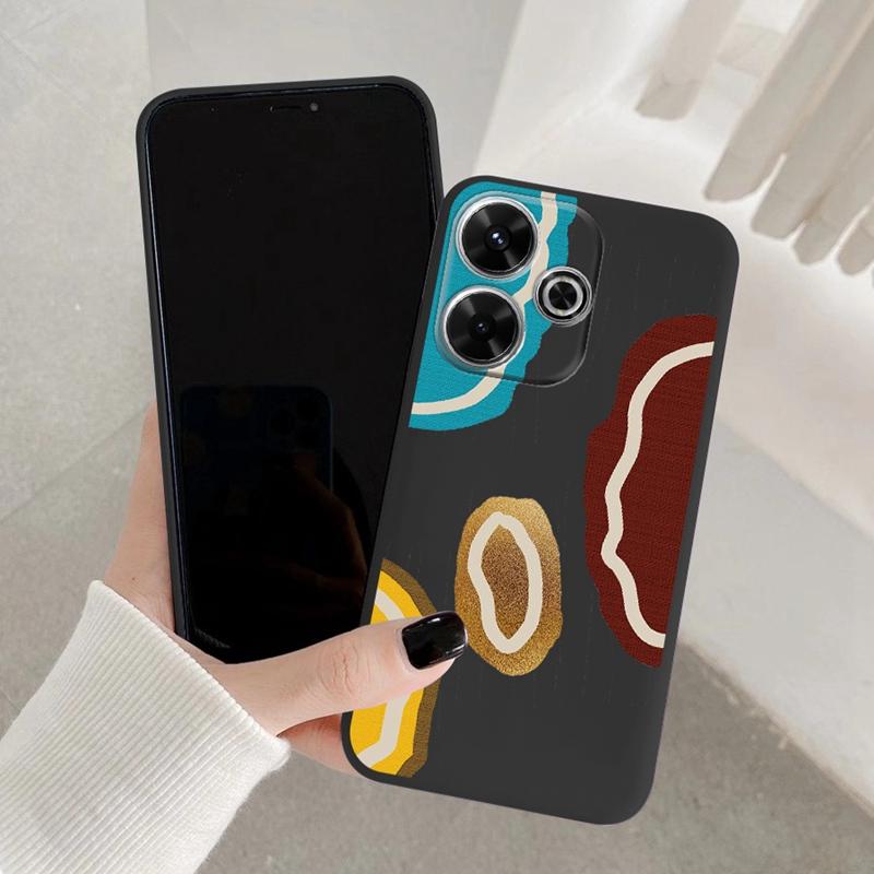 Мраморный узорчатый мягкий силиконовый чехол для Samsung A55 A35 M35 S24 Ultra Xiaomi Redmi Note 13 Poco C65 iPhone 15 камера противоударный защитный бампер чехол