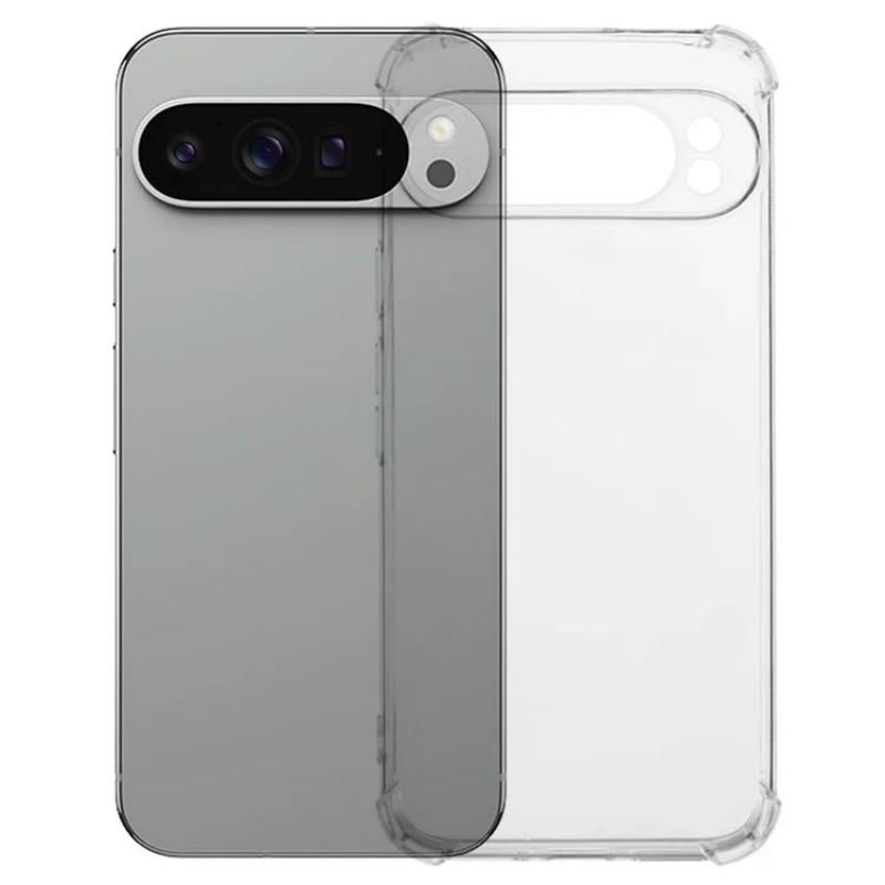 For Google Pixel 9 Pro XL TPU Case WANLONFENG WL3 Series 1.5mm Phone Cover with Tempered Glass Film