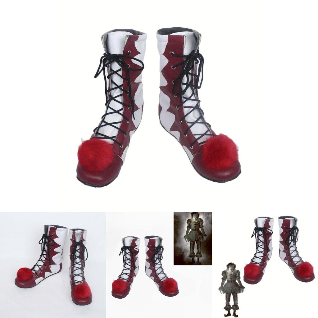 Comfortable Joker Pennywise Cosplay It Horror Clown Killer Carnival Shoes For Halloween