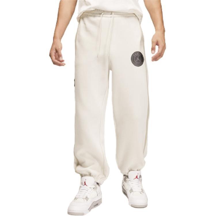 Air Jordan x Paris Saint-Germain Sweatpants 'Light Bone' Men's DZ2950-072