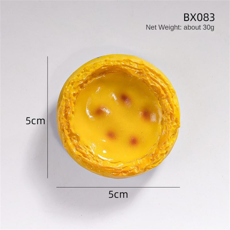 3D Food Model Fridge Magnets Creative Cartoon Simulation Food Bread Egg Milk Refrigerator Magnetic Sticker Message Holder Decor