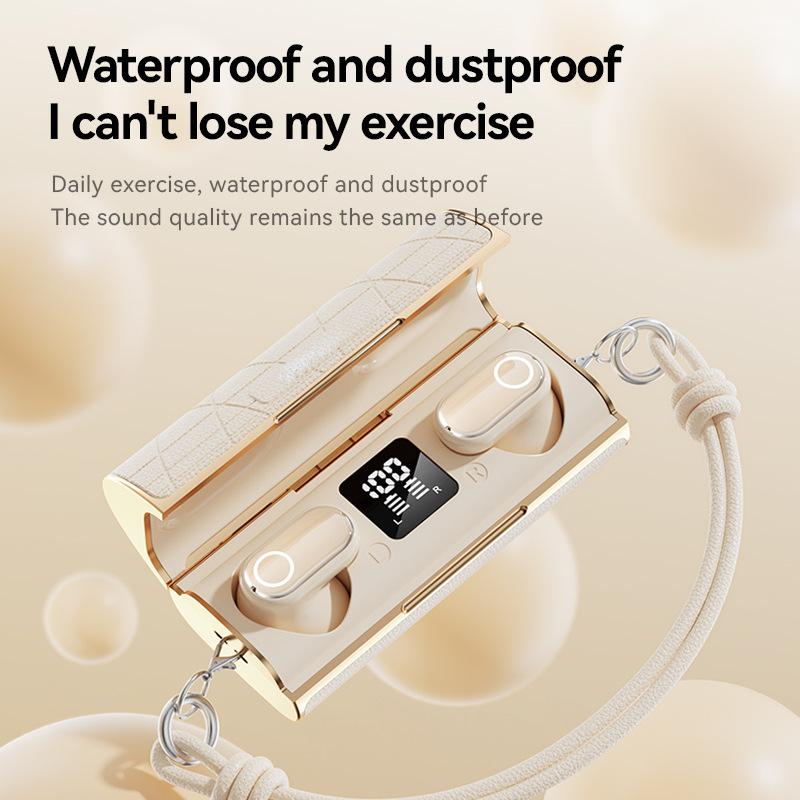 Беспроводные наушники Bluetooth 5.4 Мини-вкладыши Гарнитура Hi-Fi Стерео Передача с низкой задержкой С HD микрофоном с шумоподавлением