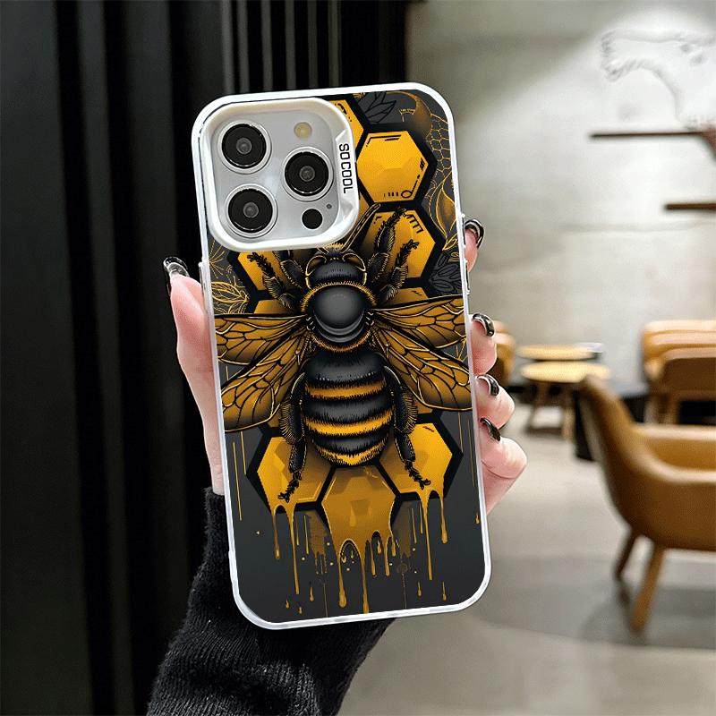 Пчеловодство Мед Милый Мягкий Чехол для Телефона для iPhone 15 16 17 Pro Max 17Air 16E 14 Plus 13 12 Mini Ударопрочный Чехол Задняя Крышка