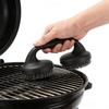 Щетка-шар из стальной проволоки для гриля BBQ с прочной пластиковой ручкой, многоцелевой инструмент для наружной очистки гриля, духовки и кухонной утвари