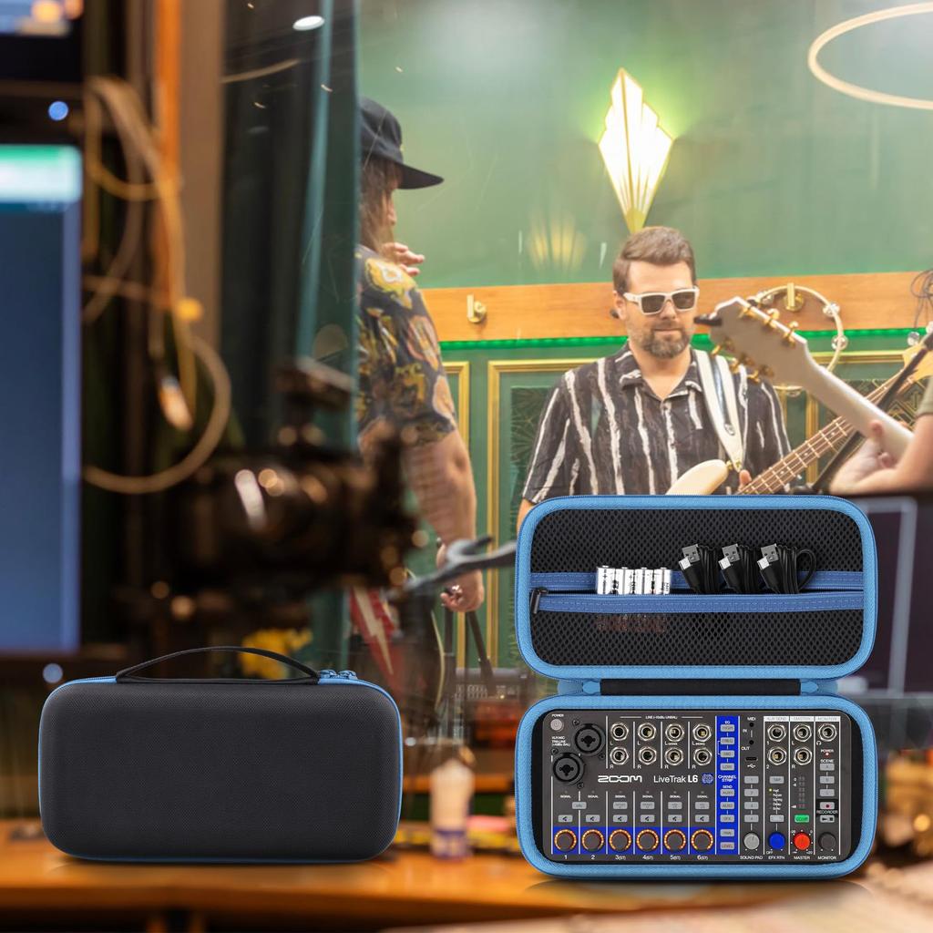 Zoom ZOOM L6 Цифровой микшер-рекордер LiveTrak L6 Цифровой микшер специальный кейс для хранения co2CREA (Только случай) -