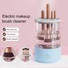 Electric Makeup Brush Cleaner USB Powered Cosmetic Brush Cleaner Automatic Spinning Makeup Brush Cleaner for All Size Brushes