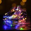 LED Copper Wire String Lights: Multicolor Floral Waterproof Decoration for Cake & Gifts
