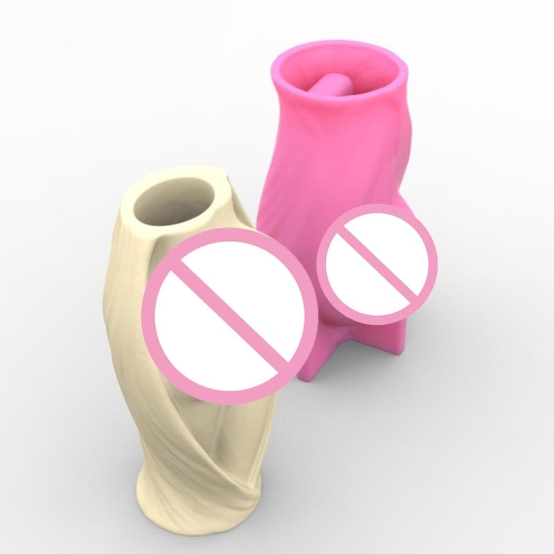 Silicone Flowerpot Mold Sexy Human Body Gypsum Molds Resin Mould Vase Succulent Planter Molds Candlestick Decoration
