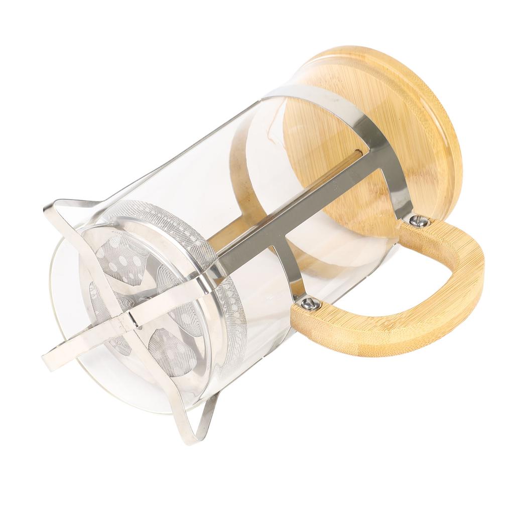 French Press Pot Professional Food Grade Heat Resistant High Borosilicate Glass Coffee Pot for Home Restaurant 1000ml