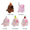 Cute Wagging Tail Capybara Doll Plush Cartoon Capybara Doll Fluffty Animal Doll  Birthday Gift