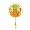Harbin Central Street Landmark Fan-Shaped Metal Bookmark - Chinese Cultural and Creative Souvenir