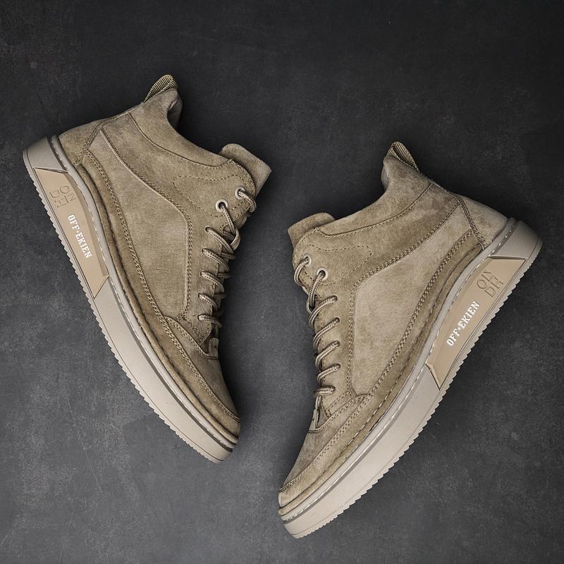 Мужская обувь из натуральной кожи в британском стиле, трендовая удобная повседневная обувь, мокасины, мужская обувь на плоской подошве