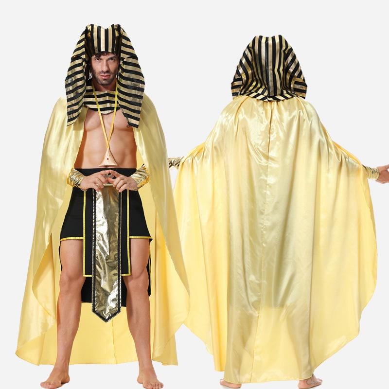 Exciting Egyptian Pharaoh Dress For Men Suitable For 18-24 Year Olds Unique Western Fantasy Theme
