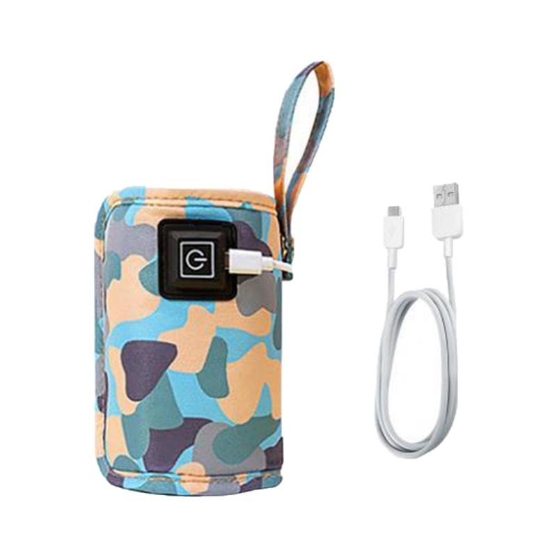 USB-подогреватель для молока и воды, дорожная коляска, изолированная сумка, детский подогреватель для бутылочек для кормления, безопасные детские товары для улицы, зимы YSXX