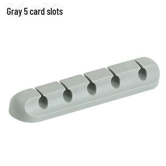 Creative Silicone Cable Organizer: Multifunctional, Self-Adhesive Storage Clip for Car & Desktop