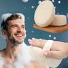 Loofah Sponge Pad - Natural Loofah and Terry Cloth Shower and Bath Body Scrubber, Smooth Skin, Essential Personal Care