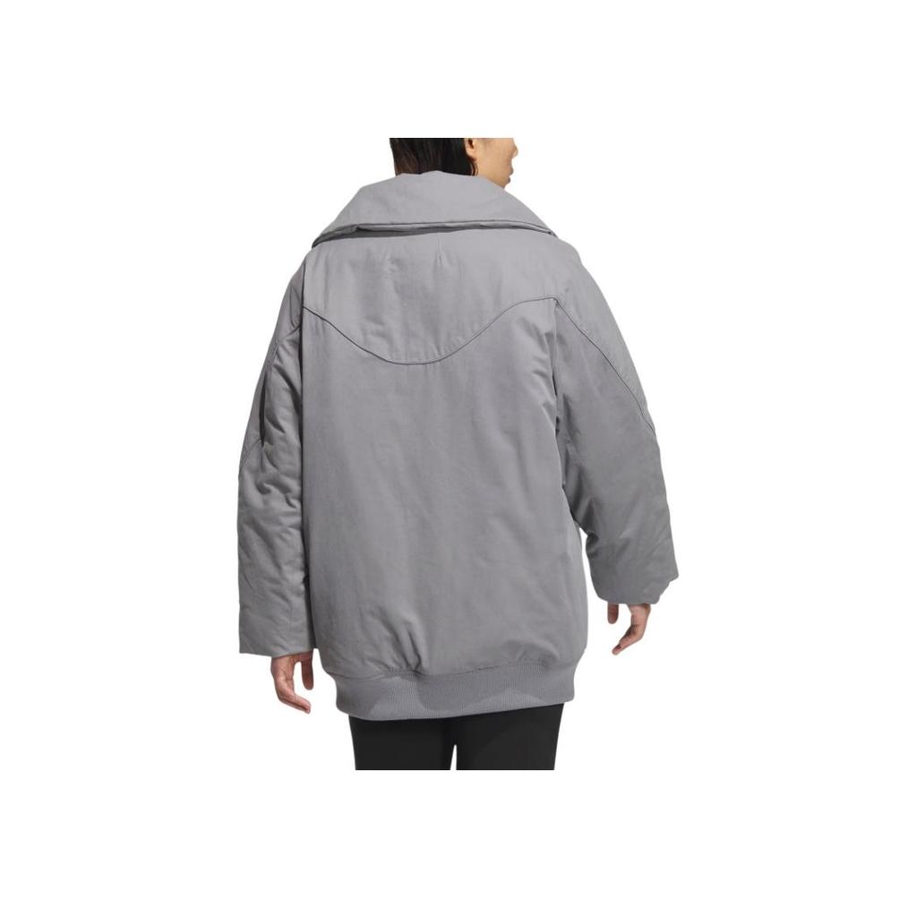 adidas Fustl WP Jkt3 Удобная теплая спортивная повседневная хлопковая куртка женская серая JM6199