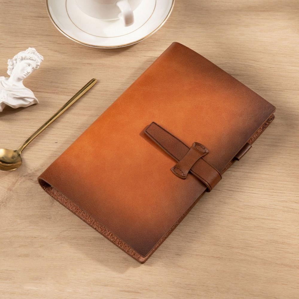 Refillable PU Leather Binder Notebook A6 Business Notepad Meeting Minutes Notebook Student