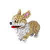 PINGZHIXING Swift Welsh Corgi Large Nanoblock 6618-7pzx, Mixed Colors, Korean Popular Toys