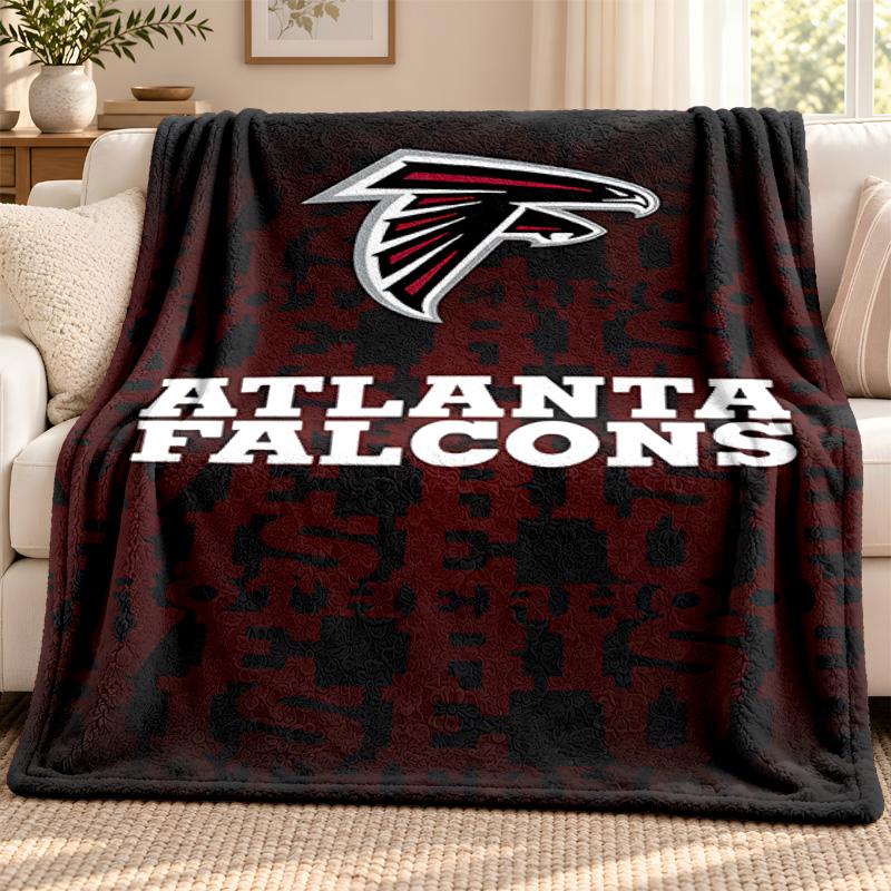 Плед Atlanta Falcons Фланелевый Плед Мягкий Уютный Плюшевый Плед для Дивана Кровати Легкий Домашний Декор На Открытом Воздухе Кемпинг