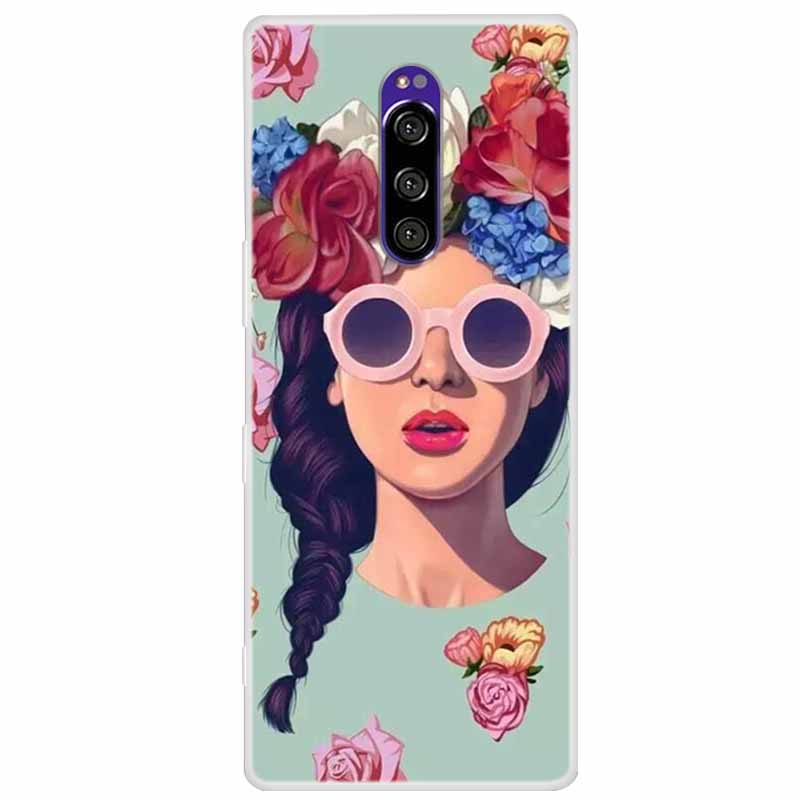 Чехол для Sony Xperia 1 Роскошные Животные Прозрачная Крышка для Sony Xperia1 XZ4 SO-03L SOV40 J8110 J9150 J8170 Корпуса Чехлы для Телефона
