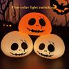 Halloween Skull Silicone Lamp Toy Ornament Lantern Creative Atmosphere Lantern Party Luminous Pat Lamp