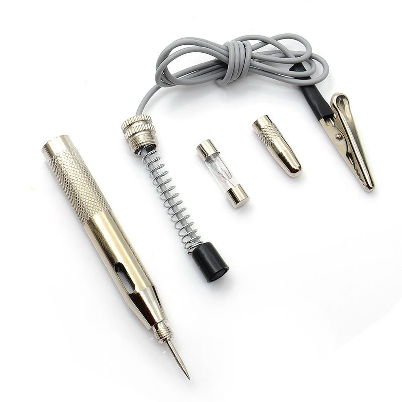 2022 New DC 6V 12V 24V Probe Light System Test Probe Lamp Auto Car Light Circuit Tester Lamp Voltage Test Pen Detector Copper