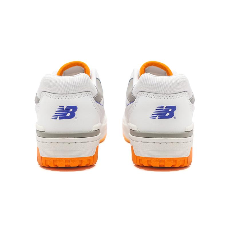 New Balance 550 White Vibrant Orange Sneakers BB550WTO