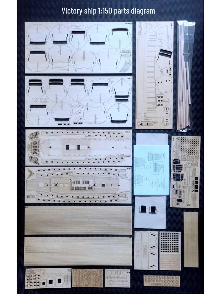 Модель корабля «Победа»: 1:200 и 1:Деревянная парусная модель боевого корабля для самостоятельной сборки, вырезанная лазером, масштаб 1:50