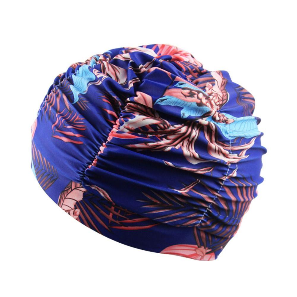 Быстросохнущая шапочка для плавания оверсайз с принтом, шапочка для купания, шапочка для плавания в горячем источнике, плавание