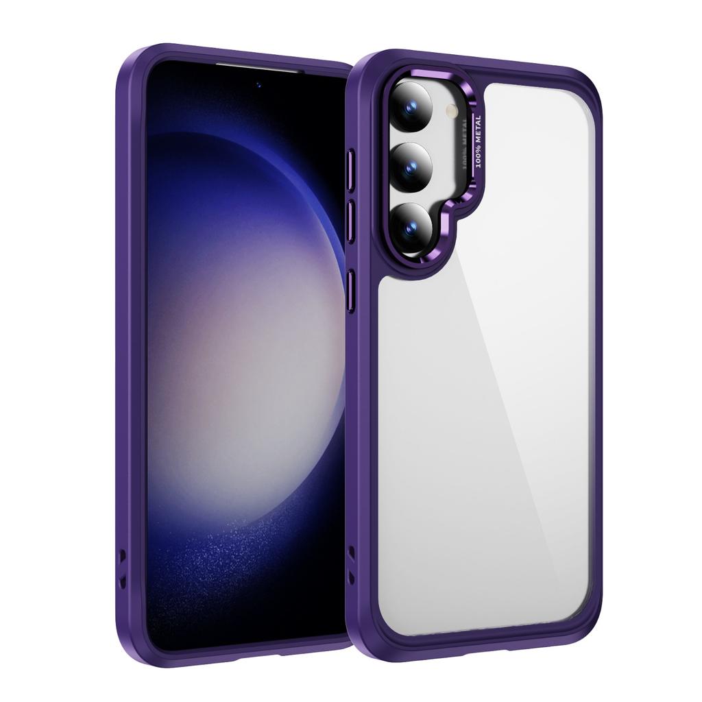Новый прозрачный чехол для мобильного телефона Samsung S25 Ultra 2-в-1, не желтеющий, утолщенный ТПУ, прозрачный чехол