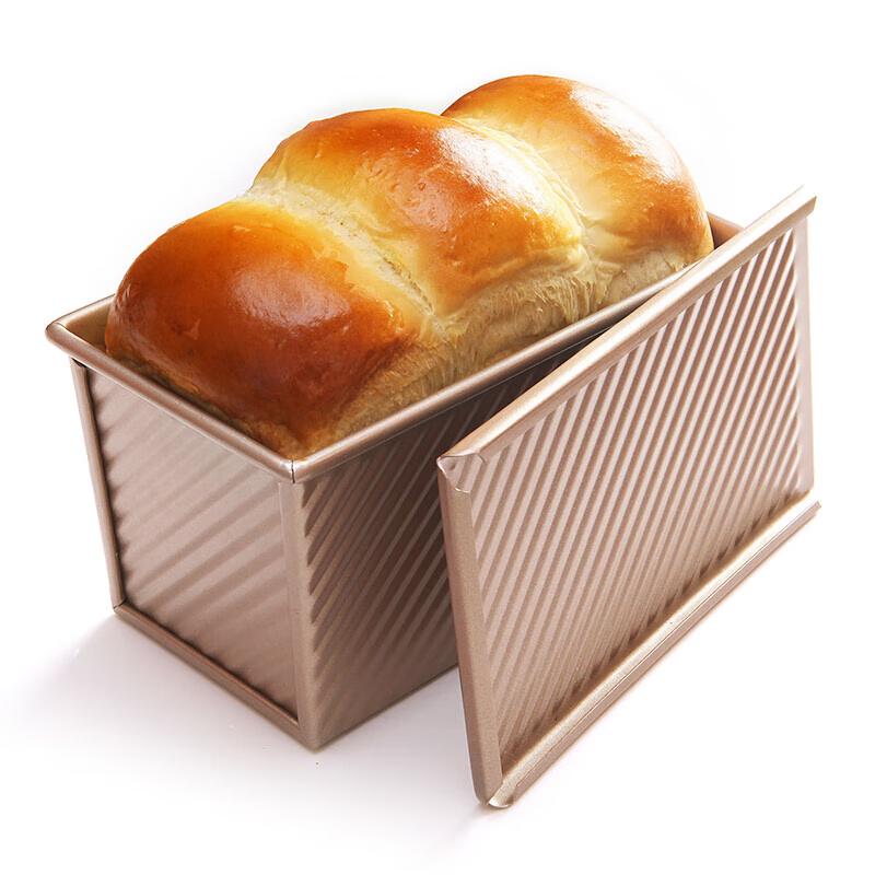 Xuechu 450g Corrugated Toast Loaf Pan with Lid