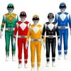 Power Ranger Costume Zentai Adult Men Bodysuit Adult Halloween Costume Carnival Cosplay Outfit BZSM