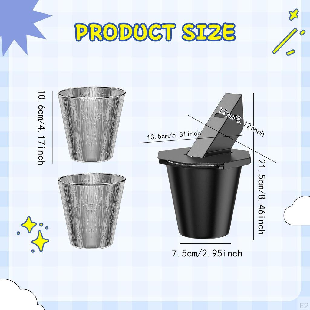 Drip Grease Bucket and Foil Liners Sturdy Oil Catcher Container for Camping