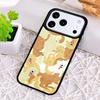 Мультяшный Чехол для Телефона с Золотистым Ретривером для iPhone 17 Air 16 15 11 12 14 13 Pro Max Ударопрочный Чехол