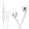 Type C Wired Type C Earphones with Can Make No Volume Noise Compatible with Type C Interfaces Such As Earphones, Earphones, Microphone, Calls, Delay,