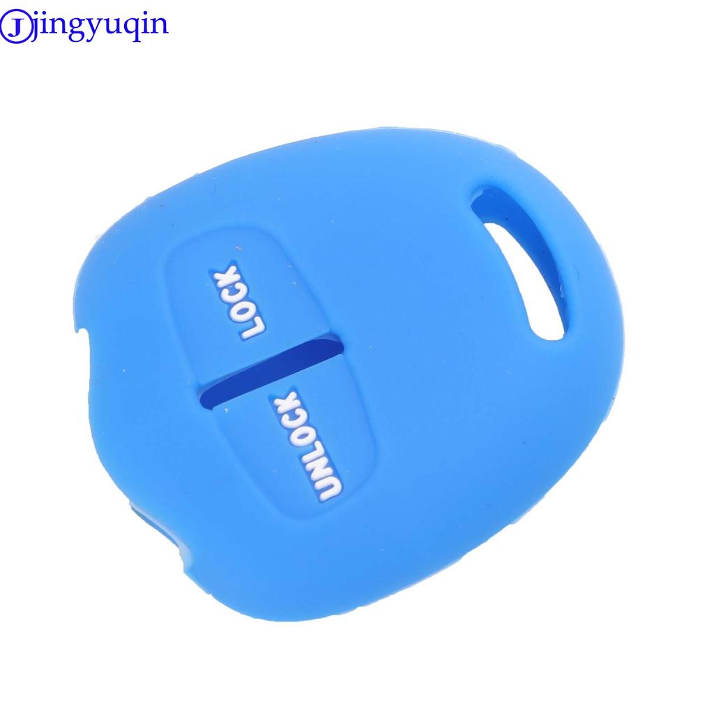 Jingyuqin Remote 2 Buttons Car Key Case Silicone For Mitsubishi Outlander Colt LANCER Grandis Pajero Sport Parts